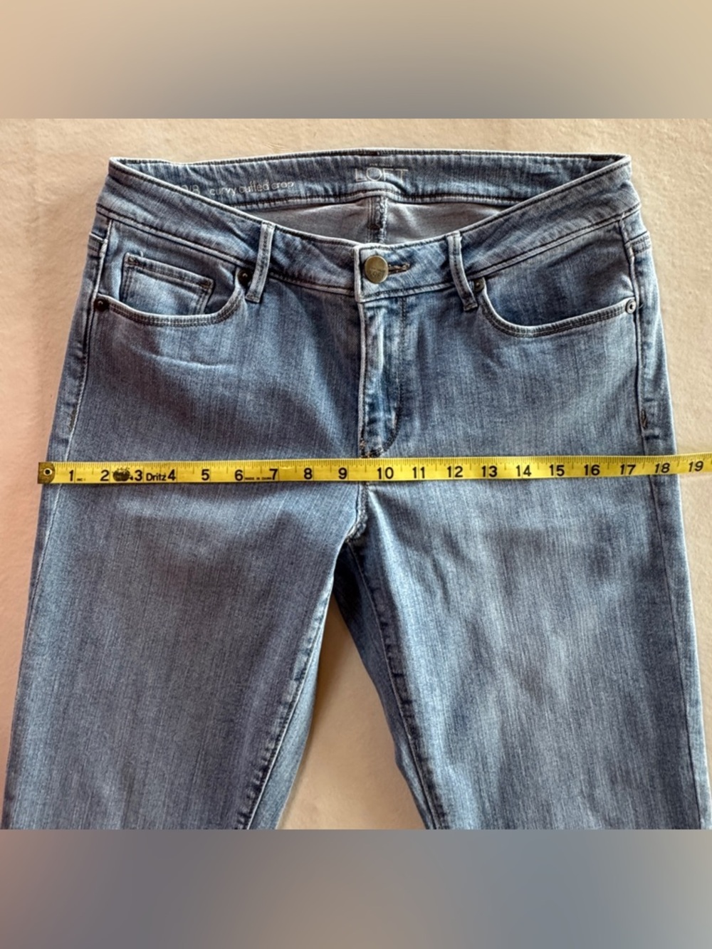 LOFT Curvy Cuffed Crop Mid-Rise Jeans (29/8) - Picture 8 of 15